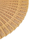 Bamboo Fan Patterned Dragonfly Ajoure Pocket Fan Gift Decoration (K)