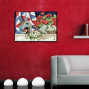 Full Round Drill 5D DIY Diamond Painting Flower Embroidery Art Kit (LG152)