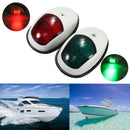 2x Boat Red Green LED Navigation Lights Maritime Port Starboard White