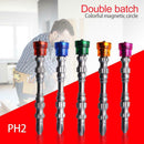 5pcs PH2 Magnetic Screwdriver Anti Slip S2 Steel Electric Screw Driver Bits