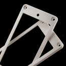 Set of 4 Flat Bottom Humbucker Pickup Frame Mounting Rings for Les Paul LP