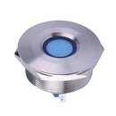 30mm 12VDC Blue Metal Indicator Pilot Dash Light Lamp Warning Light