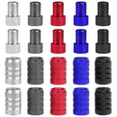 20pcs Pump Valve Adapter with Cap Bicycle Convert Presta to Schrader Valve