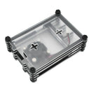 Geekteches Raspberry Pi Acrylic Case with Cooling Fan for Raspberry Pi 4 Mo
