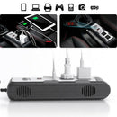 Carzkool 200W Power Inverter Dc 12V To Ac 220V Car Vehicle Voltage Usb Dual