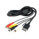 Audio Video AV A/V S-Video Composite Cable Cord Wire 6feet Long For Sega Saturn