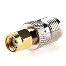 2pcs RF Coaxial Coax Adapter RP-SMA Male to RP-TNC Female Connector