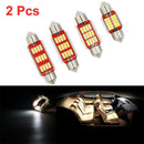 2X 39mm 4014 12SMD C5W Car LED Light Canbus License Dome Interior Reading Lamp U