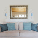 2 Piece Wall Sconce Tea Light Candle Sconces Elegant Swirling Iron Hanging
