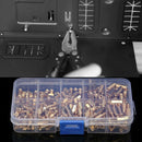 300Pcs M3 Brass Hex Column Standoff Support Spacer Screw Nut Assortment Kit