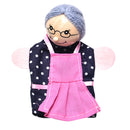 4 Pcs / Set Little Red Riding Hood Finger Puppet Wood-headed Baby Educational LJ