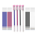 4 Colors  Erasable Fabric Marking Pens With 20 Refills Sewing Supplies
