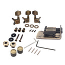 Practical Alloy 3-Strings Cigar Box Guitar Roller Saddle Bridge Musical