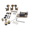 Practical Alloy 3-Strings Cigar Box Guitar Roller Saddle Bridge Musical