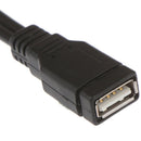 USB 2.0 Female to USB 2 Male Cable USB Double Splitter Power Extension Cabl Nw