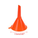 4Pcs/set Durable Plastic Funnel Hand Car Van Fuel Petrol Water Oil Spout Po3C