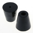 5 Pack 40x38mm Furniture Cabinet Round Rubber Case Feet Anti-Slip Circular