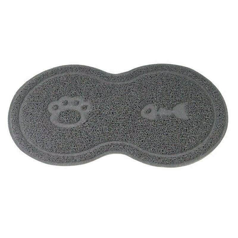 Pet Dog Puppy Cat Feeding Mat Pad Cute PVC Bed Dish Bowl Food Water Feed Pl A4V7