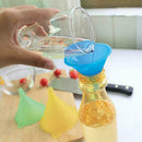 5Pcs/Set Plastic Liquid Oil Funnel Colorful Kitchen Tools 5 Variety Sizes v D5R5