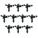 10pcs 1/2 inch Rotatable Spray Nozzle Swing Arm Sprinkler Head Garden Watering