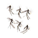 12pcs Mosquito Design Fly Fishing Dry Flies Bass Trout Salmon Lures Bait