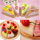Fashionable Durable Household Sandwich Shape Cake Ornament Towel Present