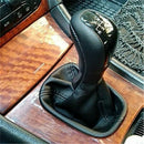 6 Speed Gear Shift Knob Leather Cover Case for Mercedes-Benz C Class W203 S
