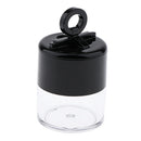 10g Clear+Black Empty Refillable DIY Makeup Loose Powder Box Case Container