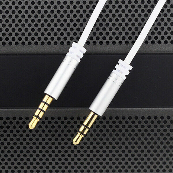 3.5mm Jack Audio Cable 1.2m Stereo Aux Plug Cables With Microphone Handsfre L4Q4