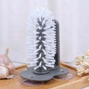 Lazy Cup Brush Glass Clean Brush Kitchen Rotating Water Cup Brush Convenien_