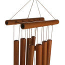 Hand-Crafted Bamboo Tubes Wind Chimes Hollow Tuned Music Natural Bamboo Win