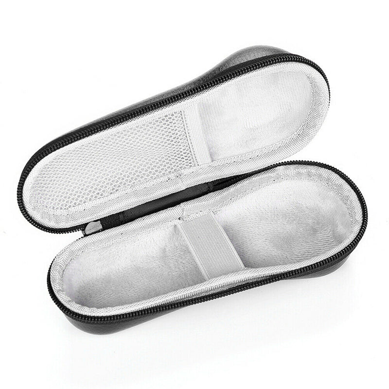 Forehead Thermometer Storage Bag Portable PU Leather Shockproof Zipper Bag