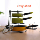 Multi-layer Shelf Pan Organizer Pot Rack Lid Holder Cookware Kitchen Kitchenware