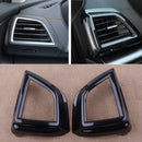 Dashboard Interior Side Carbon Fiber Air Outlet fit for Subaru 18 XV Crosstrek
