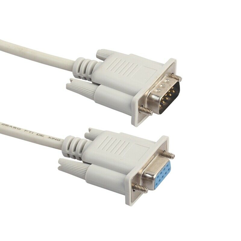 New Serial RS232 9-Pin Male To Female DB9 9-Pin PC Converter Extension Cabl Y9S4