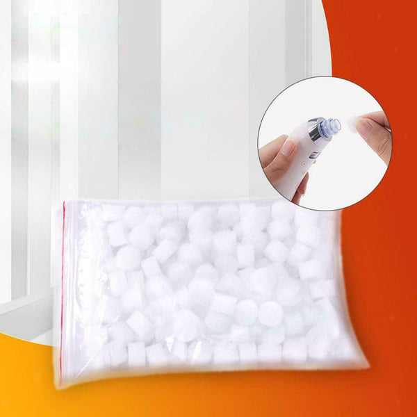 150Pcs Cotton Filter Round Pads Sponge for Blackhead Removal Beauty Machine
