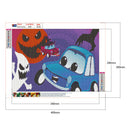 Full Drill Diamond Painting DIY Funny Halloween Elf Rhinestone Craft (A778)