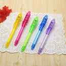 14pcs Magic LED Lights Invisible Pens Amusing UV Flashlight Drawing Writing Pen