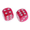 20pcs/Set 6-Sided Spot Dices for Drinking Gambling Club Toys Parts Pink+Blue