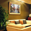Digital Painting DIY Filling Oil Canvas Paint By Number Iron Tower Street W3Q9