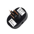 5PCS Blue LED Light 12V 30Amp Car Boat Rocker Toggle Switch Control Rocker Set