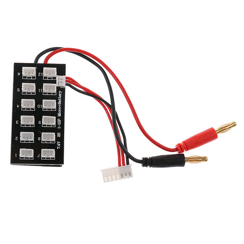 Lipo Charging JST-PH Adaptor Board 2S Charge Balance Banana Plug for Imax B6