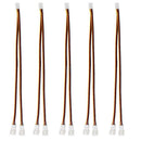 5Pcs 12V 3 Pin Female to 2/3 Pin Male PC Fan Power Splitter Extension Cable