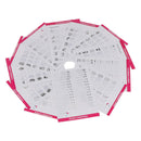 12pcs/set Drawing Nail Art Practice Learning Template Painting Guide Paper SEAU