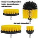 1X(8-Pack Electric Drill Brush Cordless Drill Scrub Pads Grout Power Scrubb