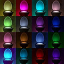 LED Toliet Bathroom Lamp Motion Sensor Magic Seat 16 Colors Bowl Light