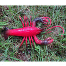 2 x Plastic Lobster & Crab Statue Ocean Animal Statue Garden Sculpture Decor
