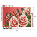 5D DIY Full Drill Diamond Painting Cross Stitch Embroidery Kit (Flower01)