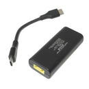 Multifunction Square To TYPE-C 65W Laptop Power Supply Jacket Adapter Black