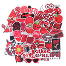 50Pcs Cartoon Red Girls Stickers DIY Suitcase Laptop Guitar Bicycle Car Deca-OZ